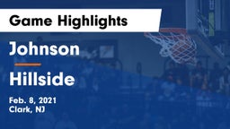 Johnson  vs Hillside  Game Highlights - Feb. 8, 2021