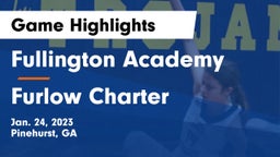 Fullington Academy vs Furlow Charter Game Highlights - Jan. 24, 2023