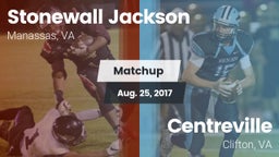 Matchup: Stonewall Jackson vs. Centreville  2017