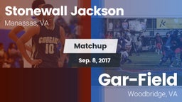 Matchup: Stonewall Jackson vs. Gar-Field  2017