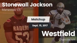 Matchup: Stonewall Jackson vs. Westfield  2017