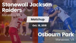 Matchup: Stonewall Jackson vs. Osbourn Park  2018