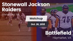 Matchup: Stonewall Jackson vs. Battlefield  2018
