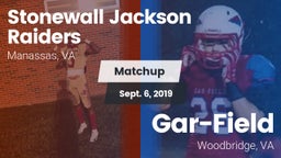 Matchup: Stonewall Jackson vs. Gar-Field  2019