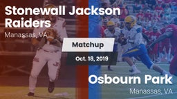 Matchup: Stonewall Jackson vs. Osbourn Park  2019