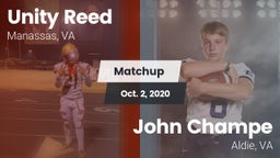 Matchup: Stonewall Jackson vs. John Champe   2020