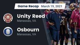 Recap: Unity Reed  vs. Osbourn  2021