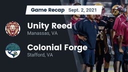 Recap: Unity Reed  vs. Colonial Forge  2021