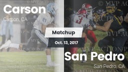 Matchup: Carson  vs. San Pedro  2017