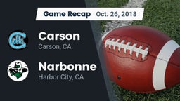 Recap: Carson  vs. Narbonne  2018