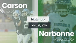 Matchup: Carson  vs. Narbonne  2019