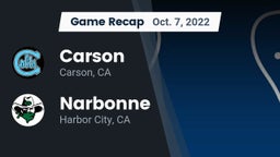 Recap: Carson  vs. Narbonne  2022