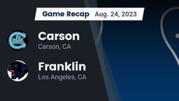 Recap: Carson  vs. Franklin  2023