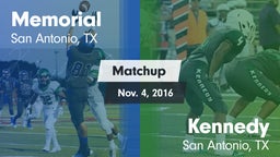 Matchup: Memorial  vs. Kennedy  2016