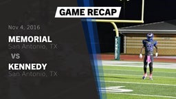 Recap: Memorial  vs. Kennedy  2016