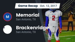 Recap: Memorial  vs. Brackenridge  2017