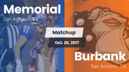 Matchup: Memorial  vs. Burbank  2017