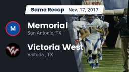 Recap: Memorial  vs. Victoria West  2017