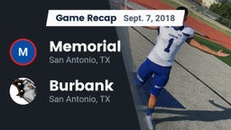 Recap: Memorial  vs. Burbank  2018