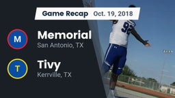 Recap: Memorial  vs. Tivy  2018