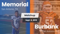 Matchup: Memorial  vs. Burbank  2019
