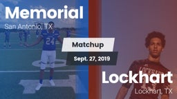 Matchup: Memorial  vs. Lockhart  2019