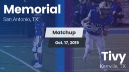 Matchup: Memorial  vs. Tivy  2019