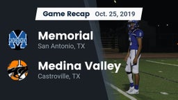 Recap: Memorial  vs. Medina Valley  2019