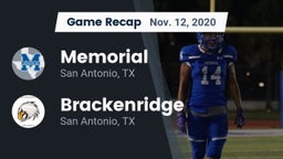 Recap: Memorial  vs. Brackenridge  2020