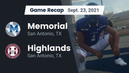 Recap: Memorial  vs. Highlands  2021