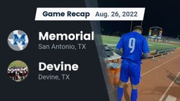 Recap: Memorial  vs. Devine  2022