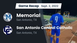 Recap: Memorial  vs. San Antonio Central Catholic  2022