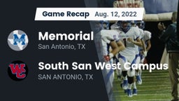 Recap: Memorial  vs. South San West Campus 2022