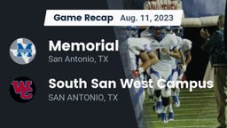 Recap: Memorial  vs. South San West Campus 2023