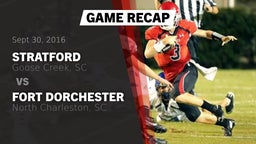 Recap: Stratford  vs. Fort Dorchester  2016