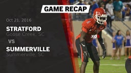 Recap: Stratford  vs. Summerville  2016