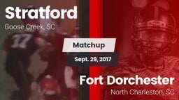 Matchup: Stratford High vs. Fort Dorchester  2017