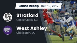 Recap: Stratford  vs. West Ashley  2017