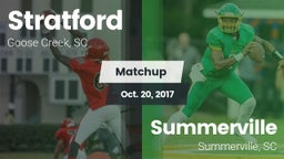 Matchup: Stratford High vs. Summerville  2017