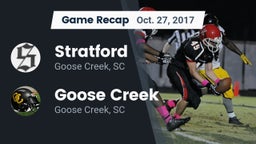 Recap: Stratford  vs. Goose Creek  2017