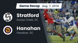 Recap: Stratford  vs. Hanahan  2018