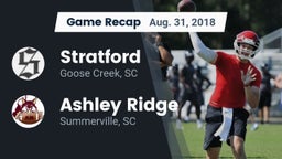 Recap: Stratford  vs. Ashley Ridge  2018