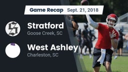 Recap: Stratford  vs. West Ashley  2018