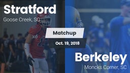 Matchup: Stratford High vs. Berkeley  2018