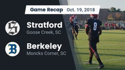 Recap: Stratford  vs. Berkeley  2018