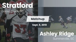 Matchup: Stratford High vs. Ashley Ridge  2019