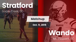 Matchup: Stratford High vs. Wando  2019
