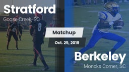 Matchup: Stratford High vs. Berkeley  2019