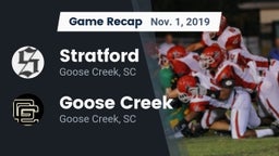 Recap: Stratford  vs. Goose Creek  2019