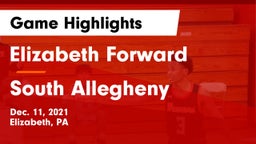 Elizabeth Forward  vs South Allegheny  Game Highlights - Dec. 11, 2021